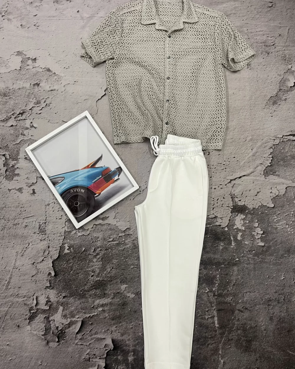 Cuban Culture Summer Set - Silver Grey
