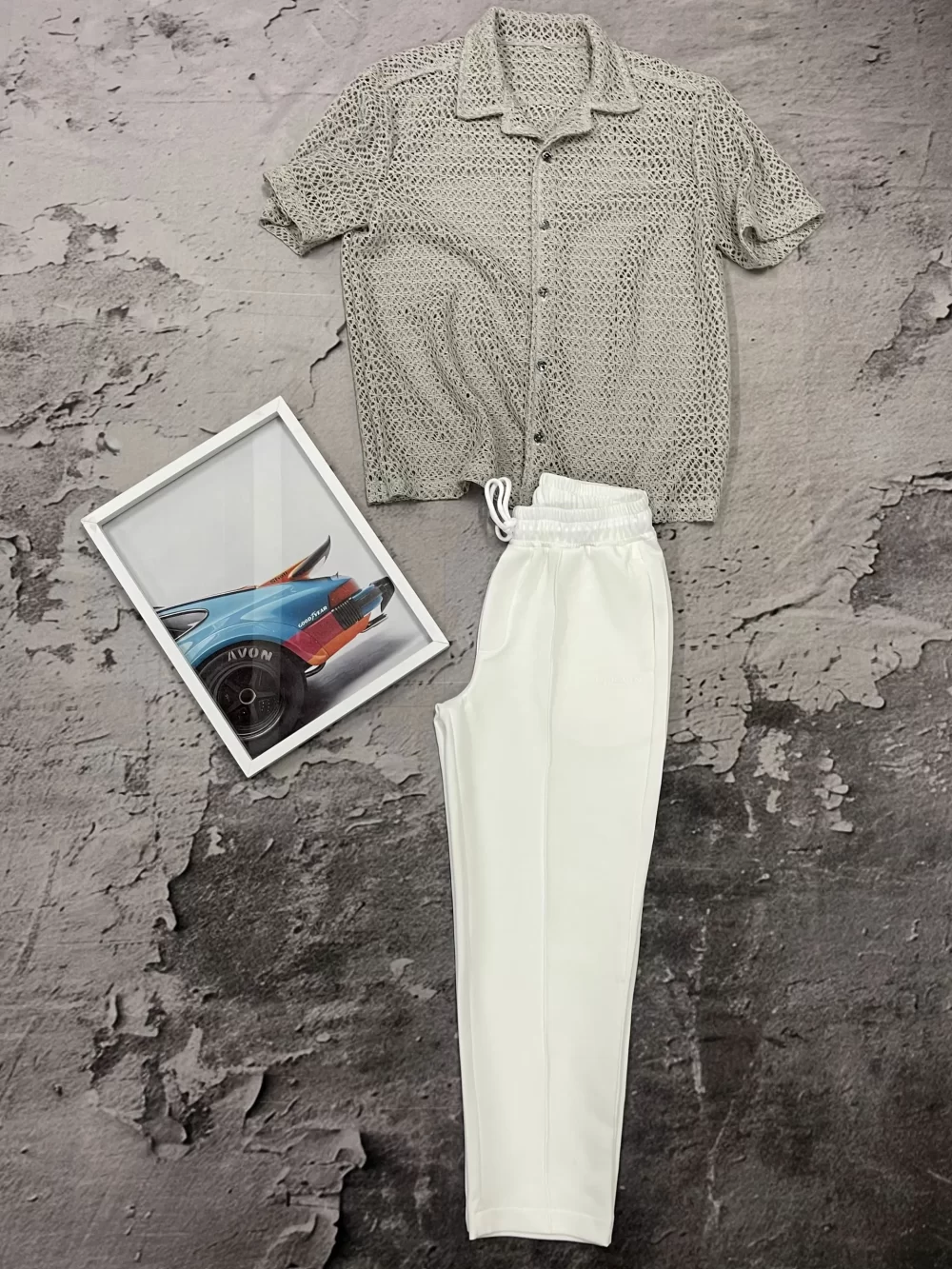 Cuban Culture Summer Set - Silver Grey