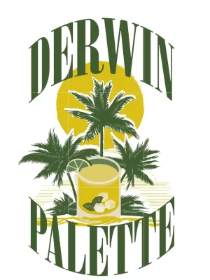 Summer Hype VACA Graphic Tee Palm-Colada