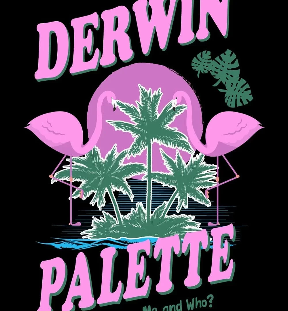 Graphic Tee Flamingo Love Scenes