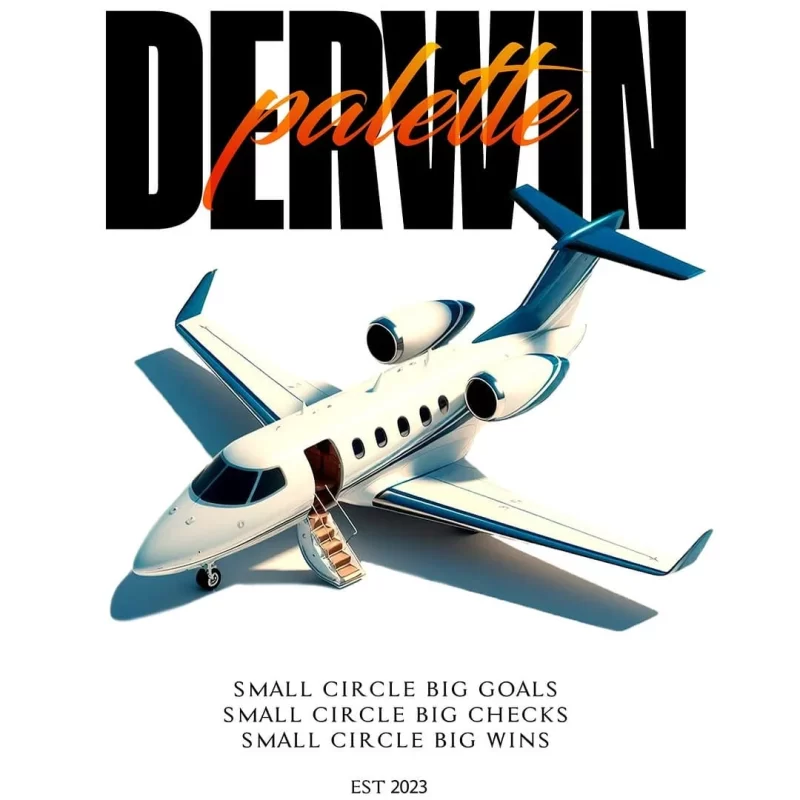 Graphic Tee Private Jet - Image 2