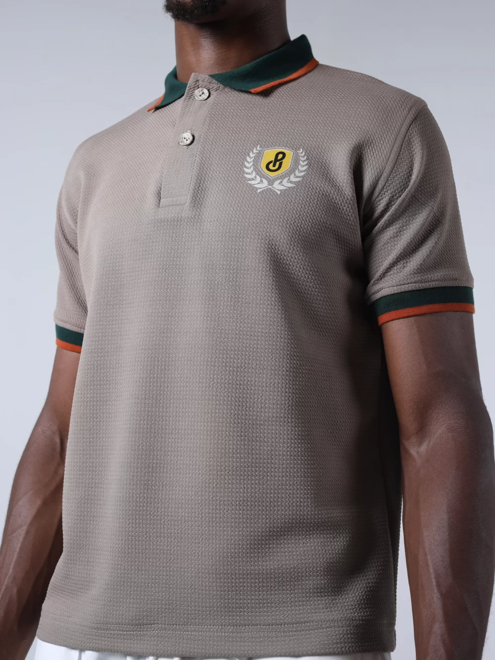 The Polo Tee - Stone