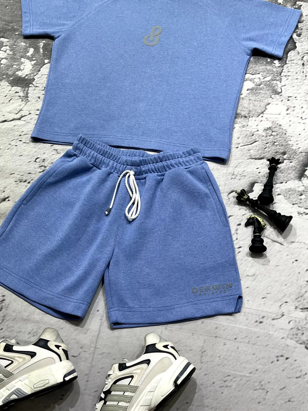The Benchmark Sky Blue Set - Shorts