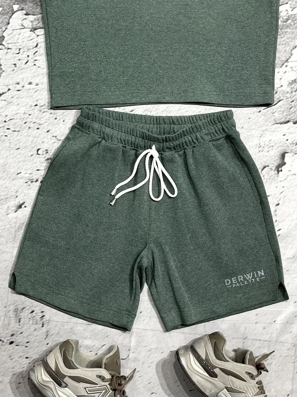 The Benchmark Sage Green Set - Shorts