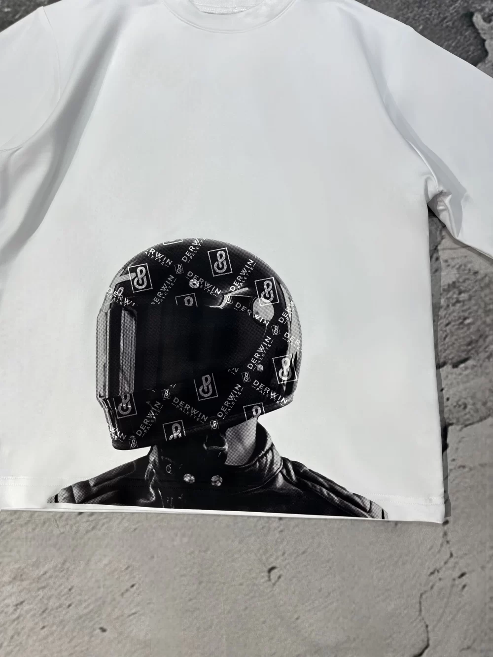 Biker Helmet Monogram