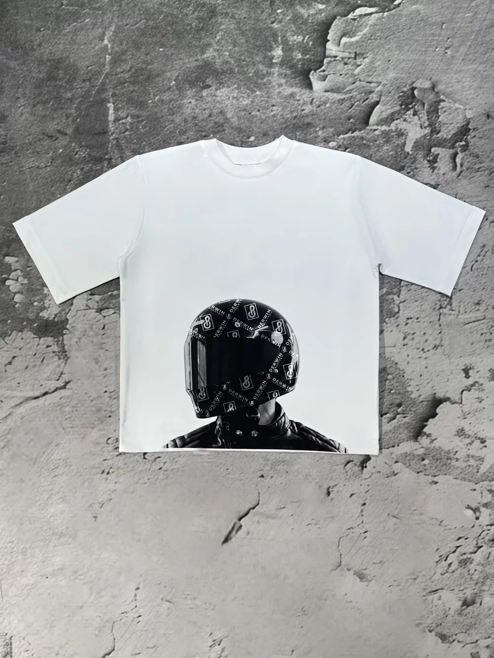 Biker Helmet Monogram