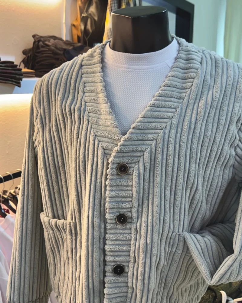 Cloud Cardigan Silver Grey